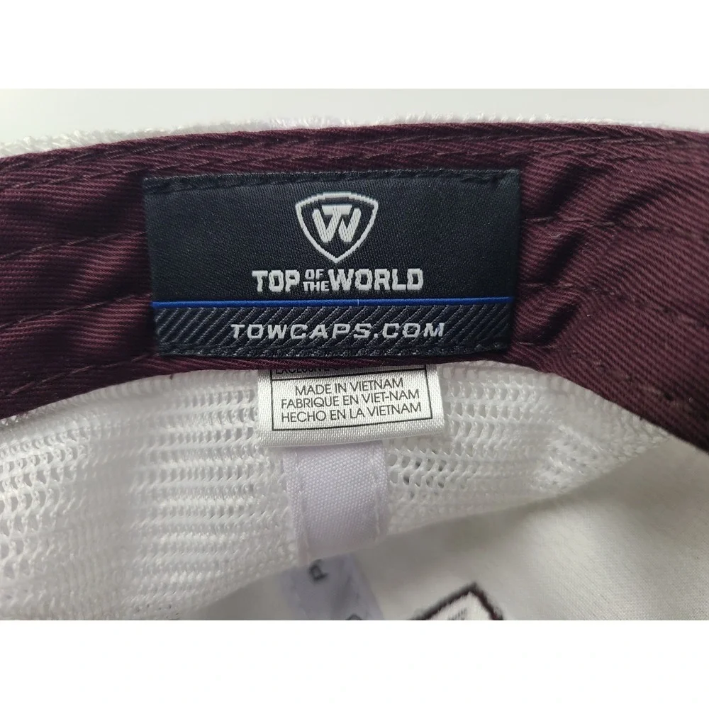 Texas A&M University Aggies‎ Mesh Trucker Snapback Hat Cap Men NCAA Gray White